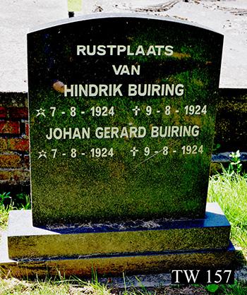 Toornwerd 157 Hindrik Buiring en Johan Gerard Buiring